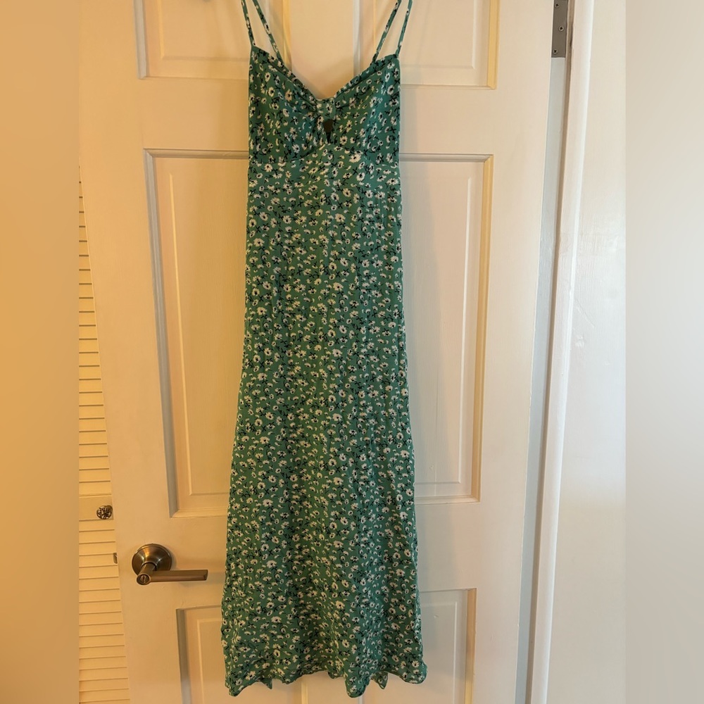 'Whyte Valentyne' Green Floral Dress